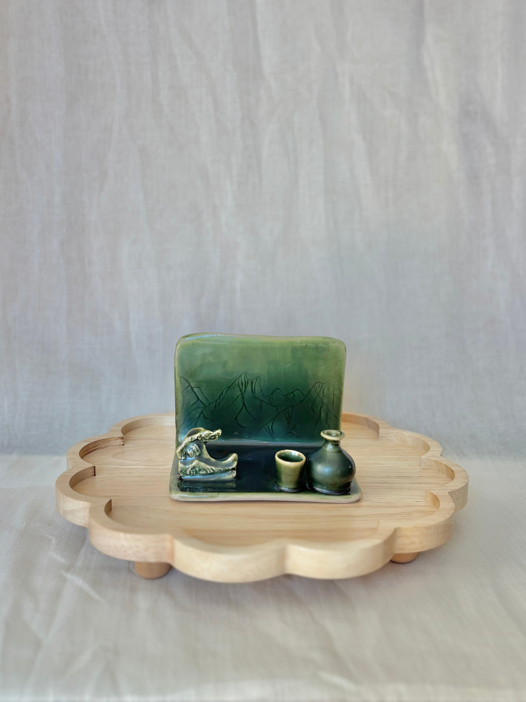 custom-ceramic-business-card-holder-jade-green-glaze-carved.png