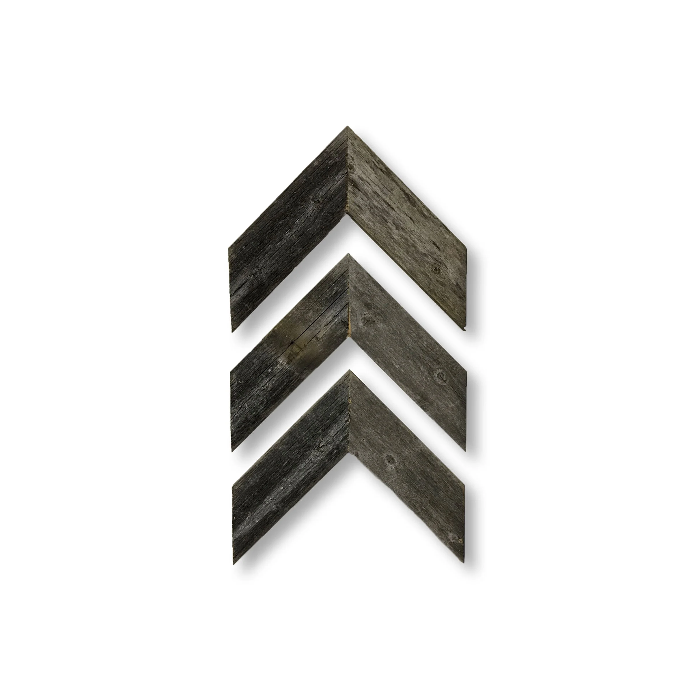 Hanging Barnwood Chevron Display