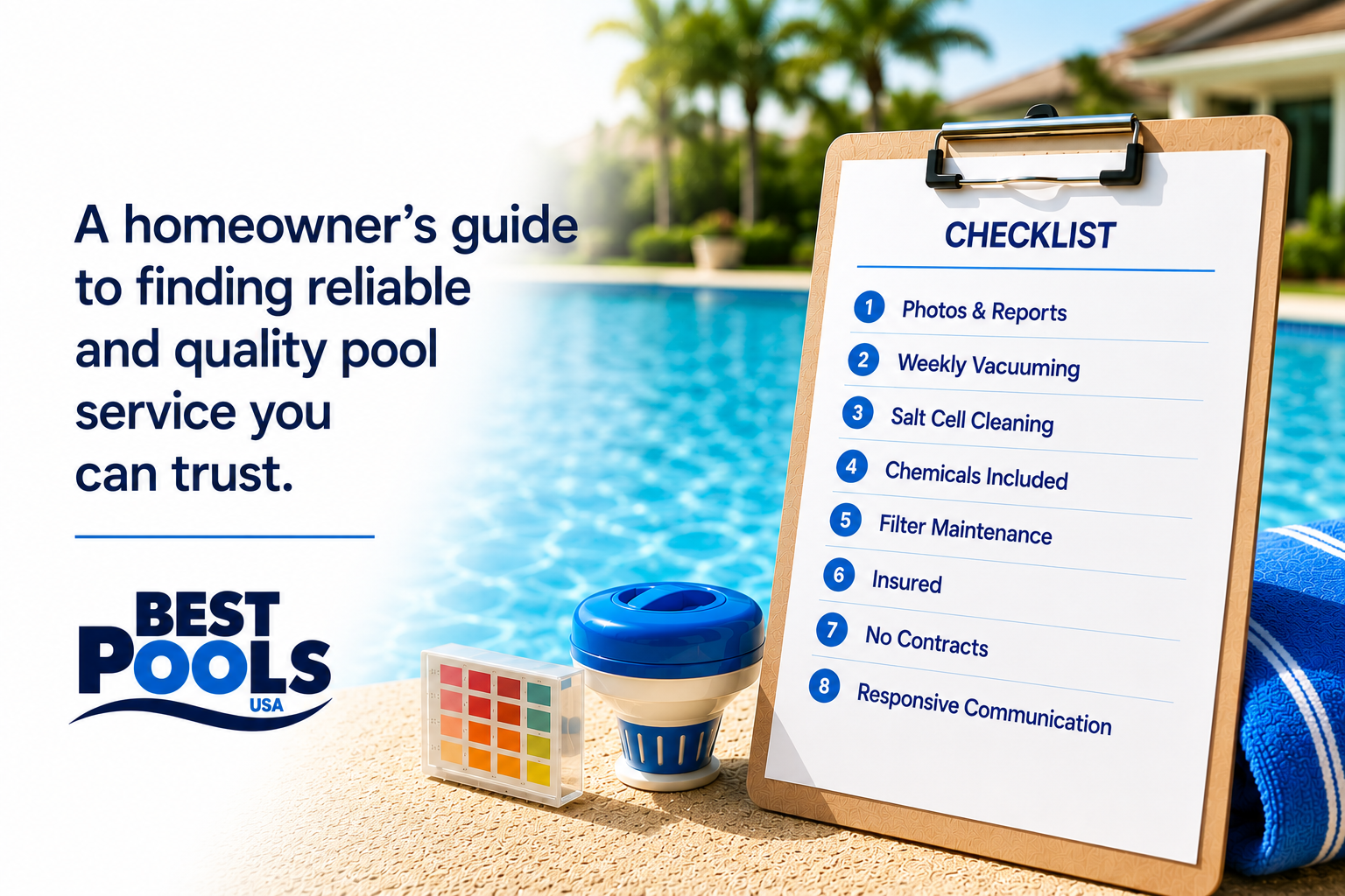 8 Questions to ask before hiring a pool Cleaning Service