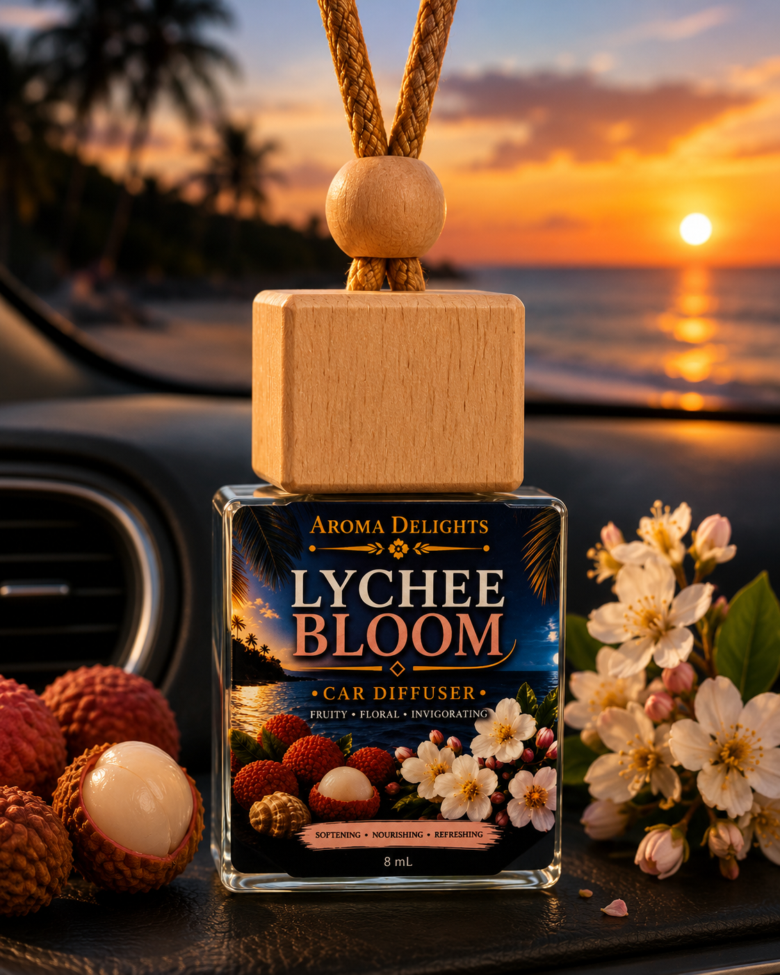 Lychee Bloom Car Diffuser