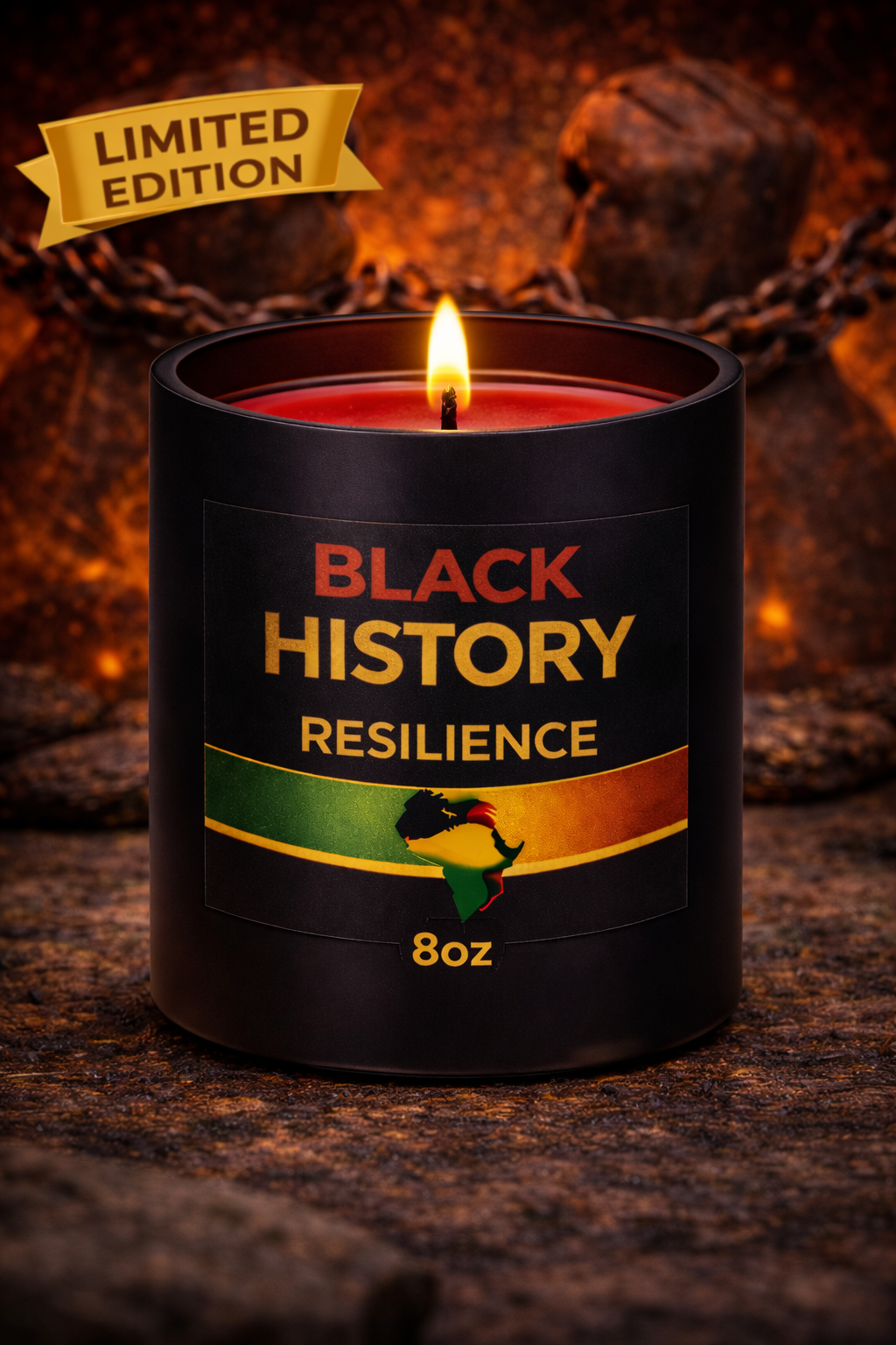 Black History Month Resilience Candle