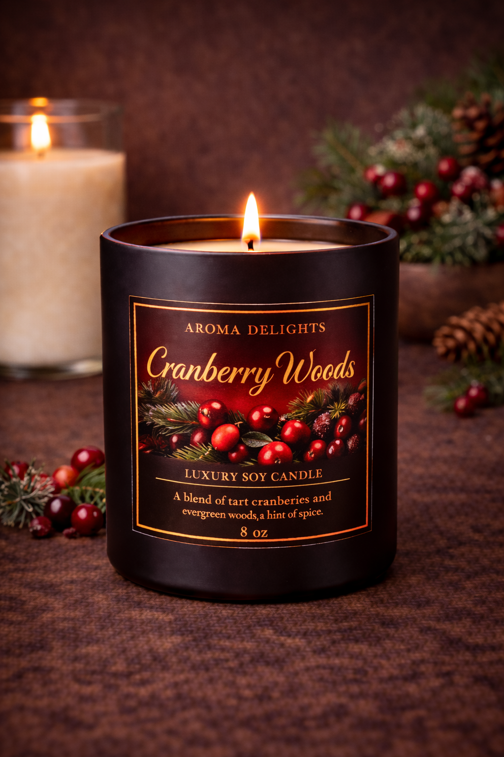 Cranberry Woods Soy Candle