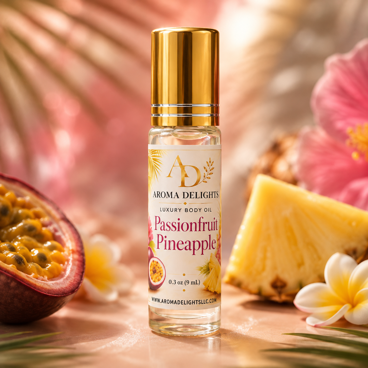 Passionfruit Pineapple Luxury Roll-On Body Oil