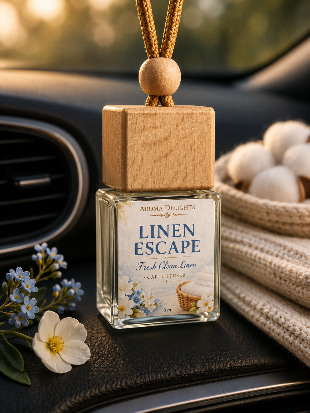 Linen Escape Car Diffuser