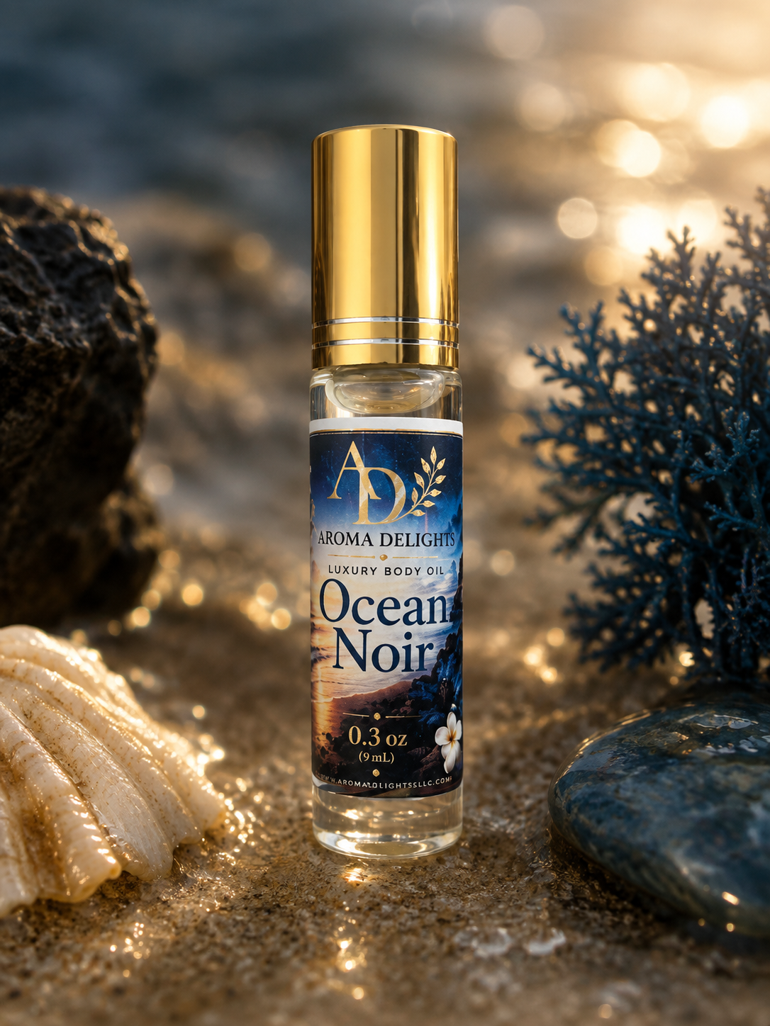 Ocean Noir Luxury Roll-On Body Oil