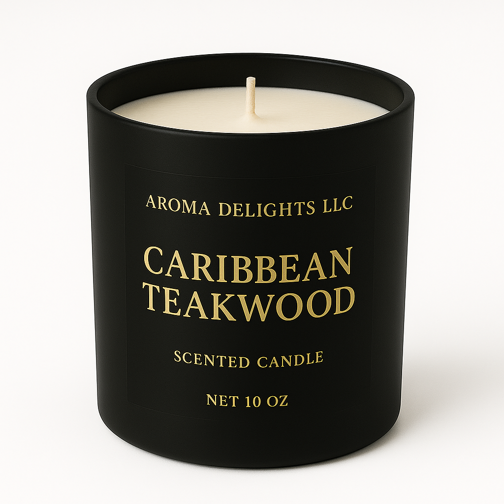 Caribbean Teakwood Soy Wax Candle