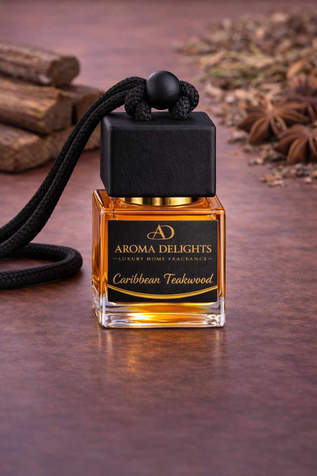 + Caribbean Teakwood Car Air Freshener