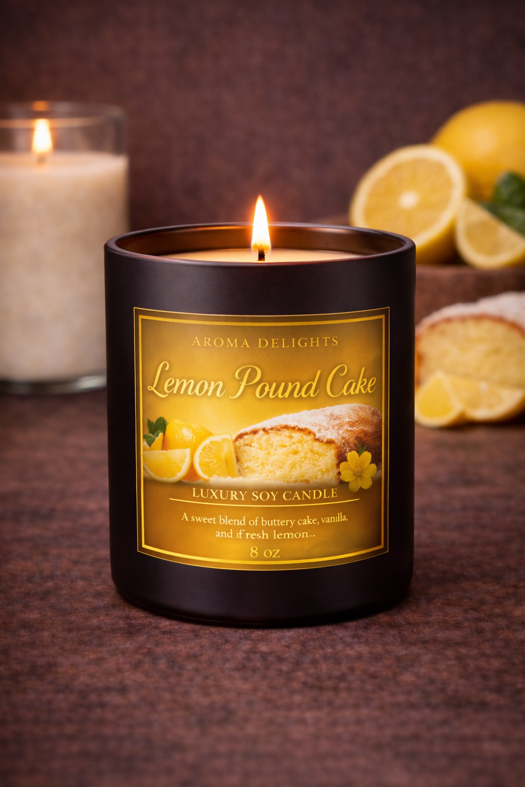 Lemon Pound Cake Soy Candle