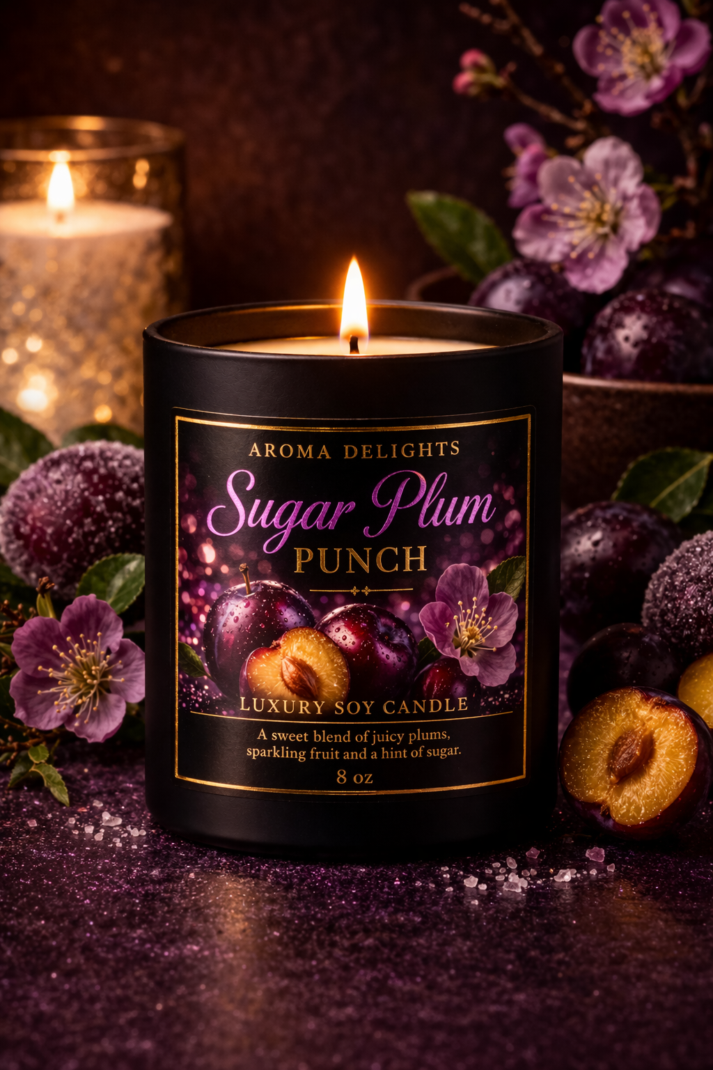 Sugar Plum Punch Soy Candle