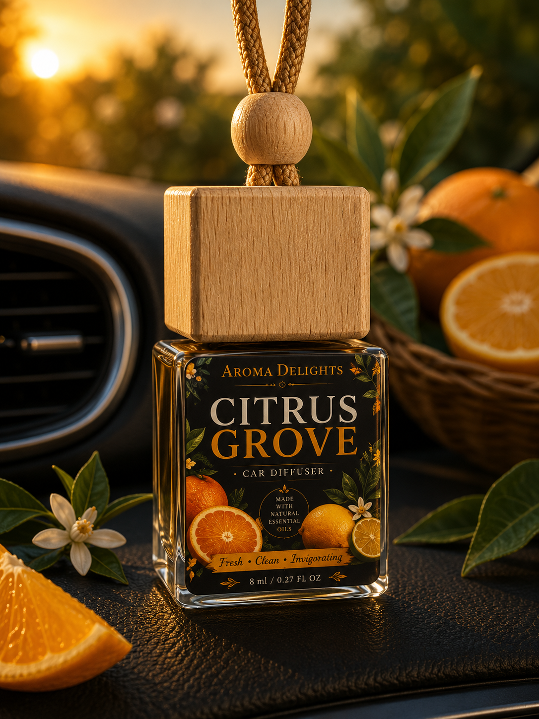 Citrus Grove Car Diffuser