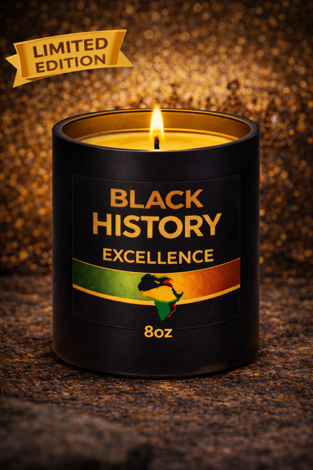 Black History Month Excellence Candle
