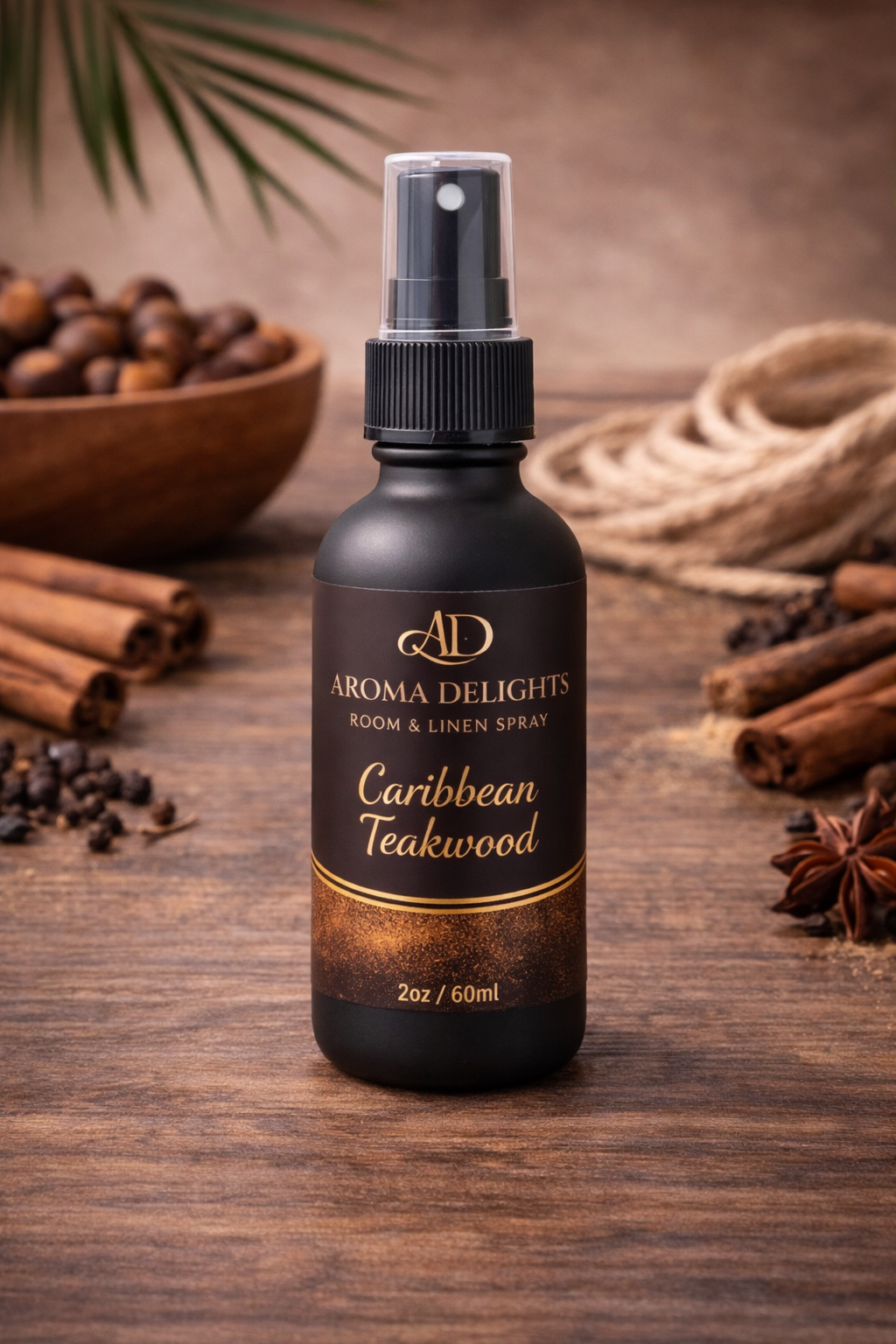 Caribbean Teakwood Room & Linen Spray