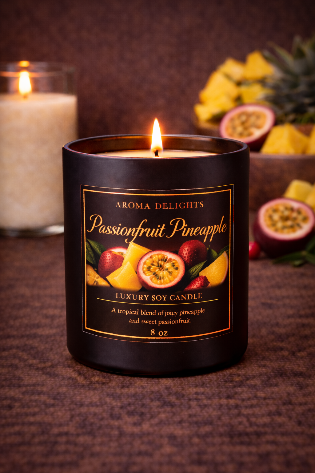 Passionfruit Pineapple Soy Candle