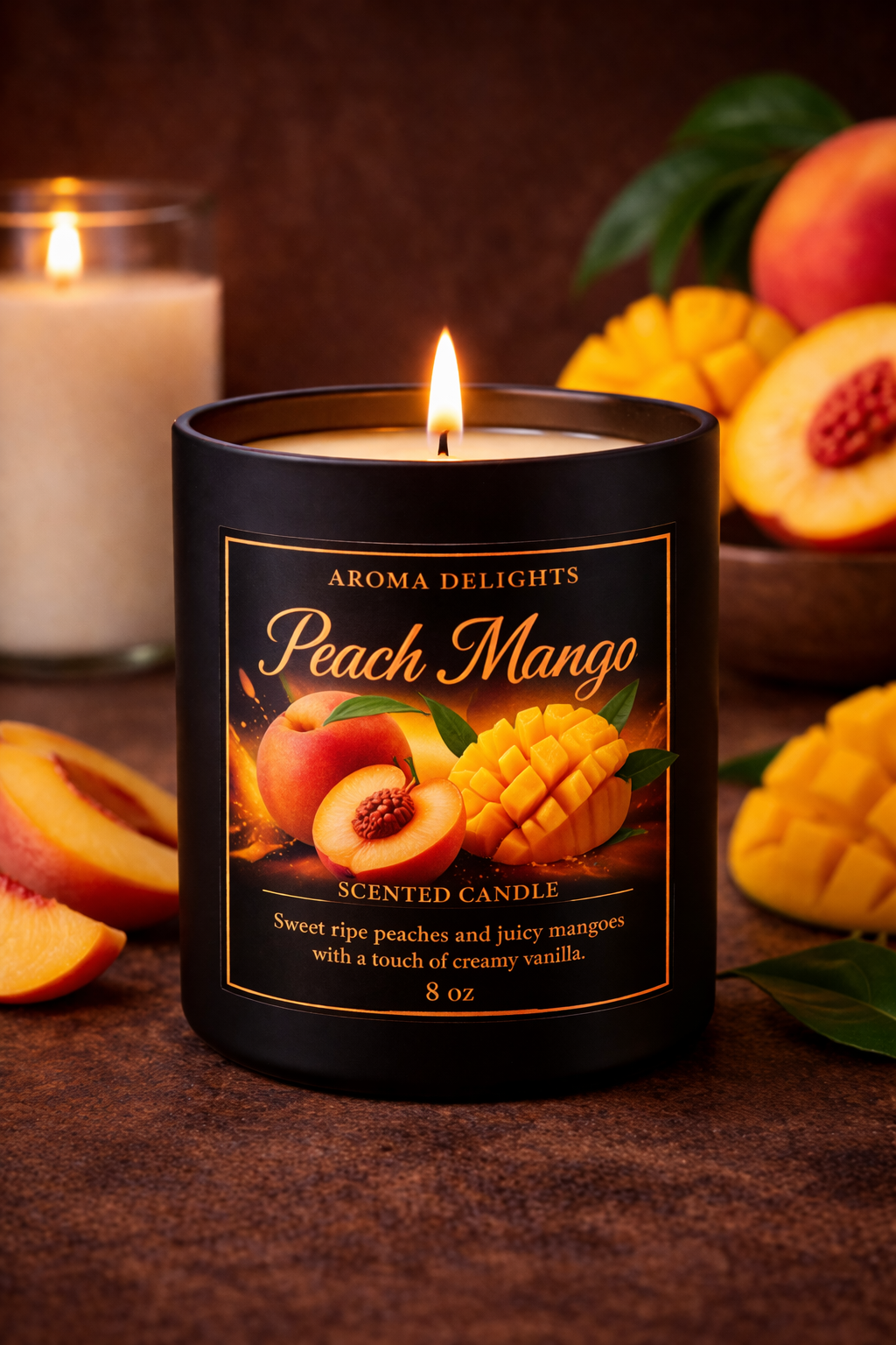 Peach Mango Soy Candle