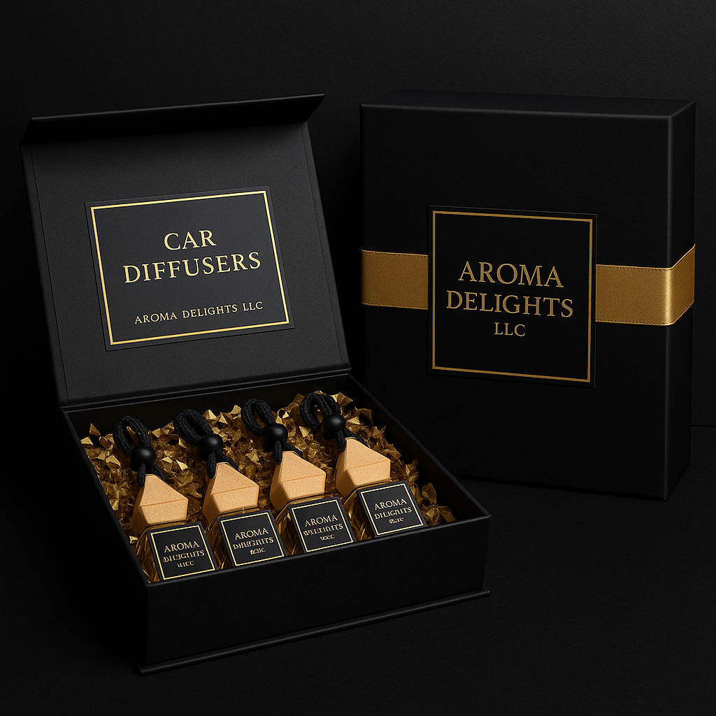 Aroma DELIGHTS Llc Car DIFFUSERS (Gift Set)
