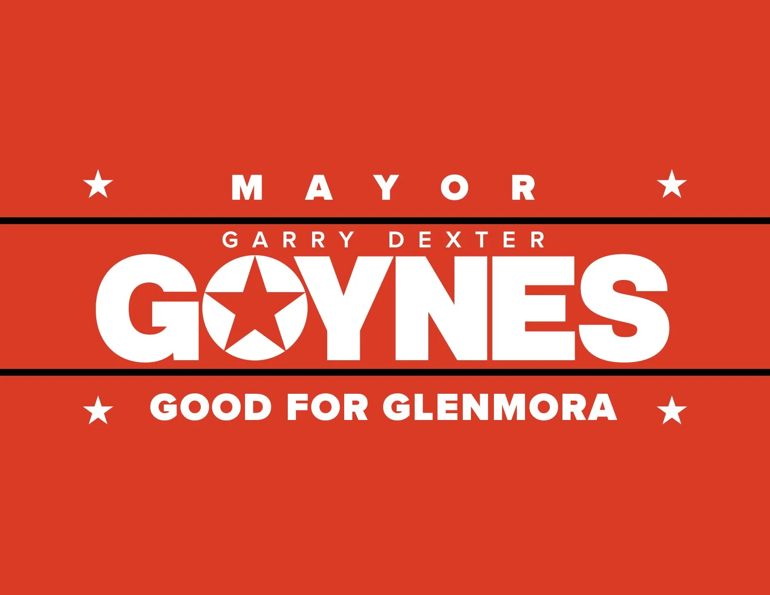 A political campaign poster featuring the campaign logo of Garry Dexter Goynes, candidate for mayor of Glenmora, Louisiana. #goynesformayor #glenmora #cenla #vote2026 #goodforglenmora