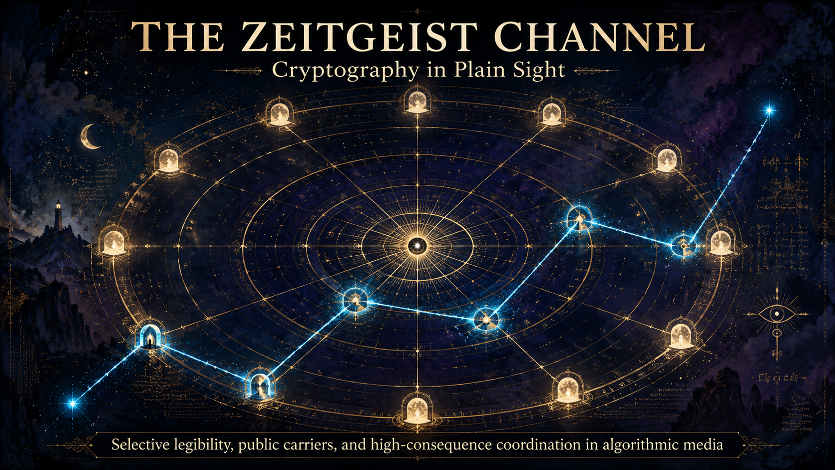 Cryptography in Plain Sight: The Zeitgeist Channel"
