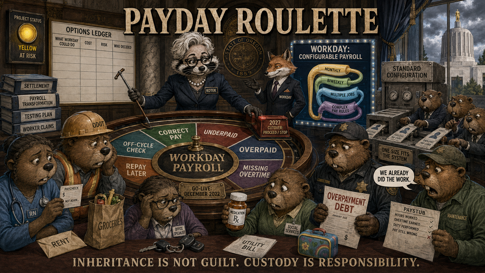 Tina Kotek’s Payday Roulette