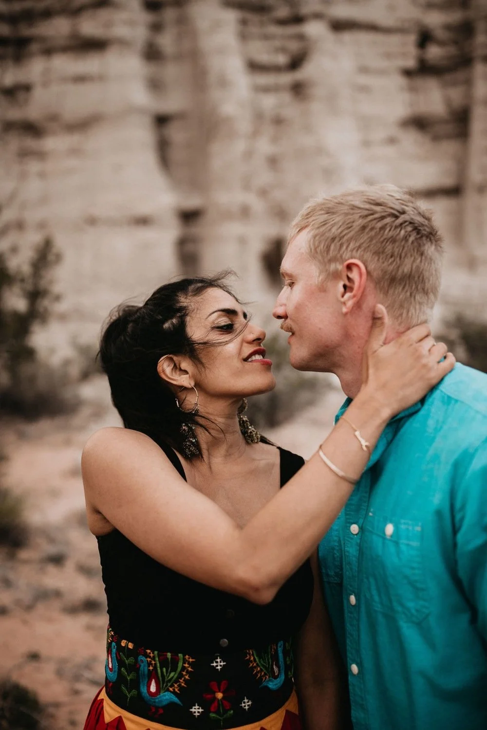 New Mexico Photographer shooting Engagements in Abiquiu, NM at Plaza Blanca 6.jpg.jpg