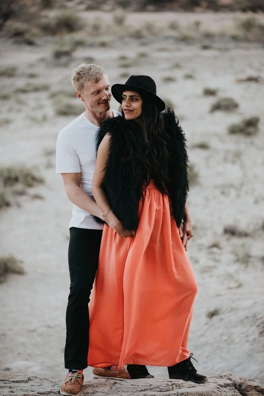 New Mexico Photographer shooting Engagements in Abiquiu, NM at Plaza Blanca 17.jpg.jpg