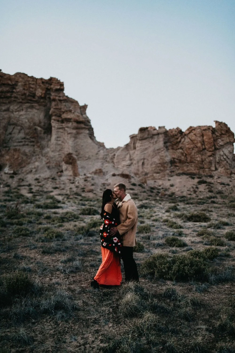 New Mexico Photographer shooting Engagements in Abiquiu, NM at Plaza Blanca 25.jpg.jpg