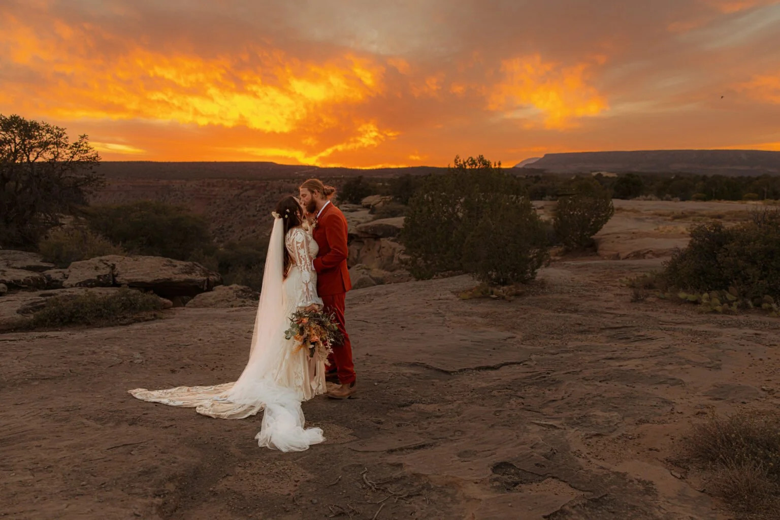 Epic Open Sky Zion Adventure Micro Wedding with Nick &amp; Alexandria