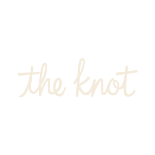 White text reading "the knot" on a black background.