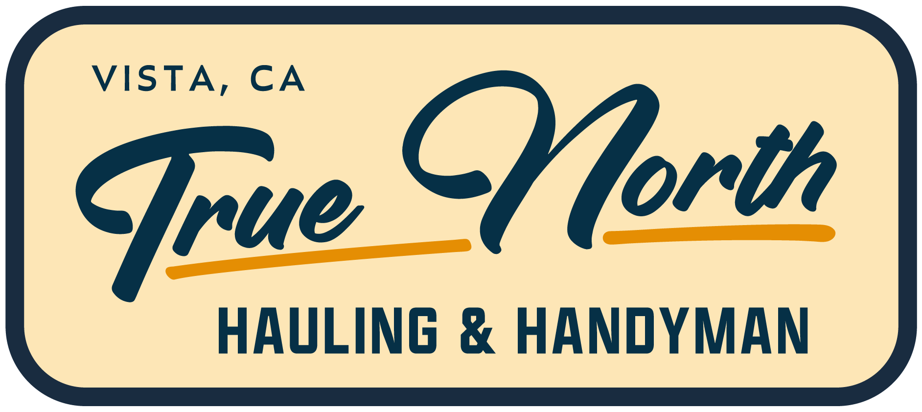 True North Hauling and Handyman Co Logo