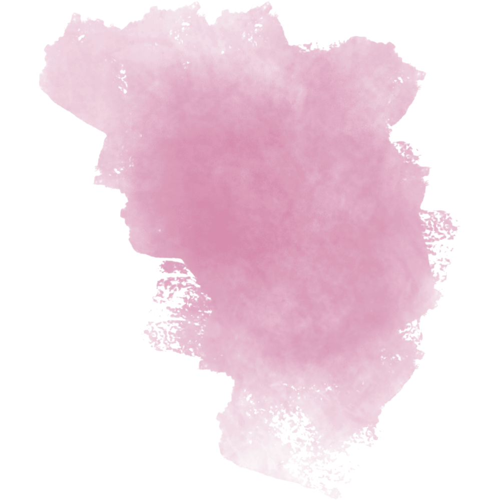 Pink watercolour paint splash