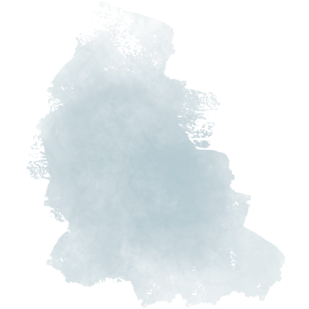 Blue watercolour paint splash