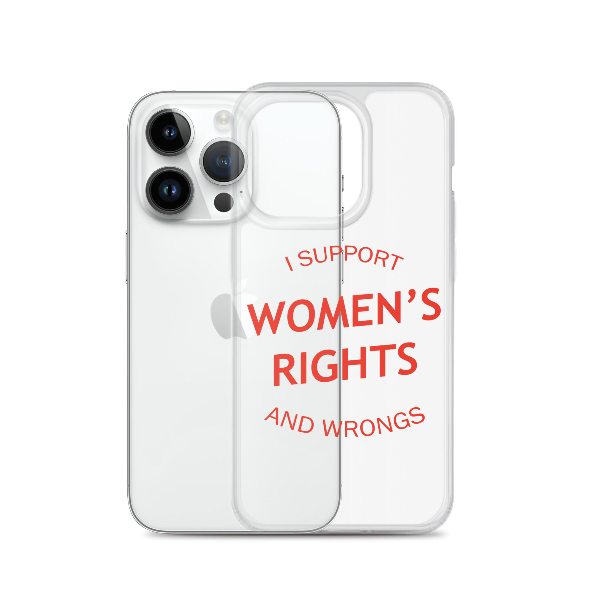 Support Women Clear Case for iPhone®
