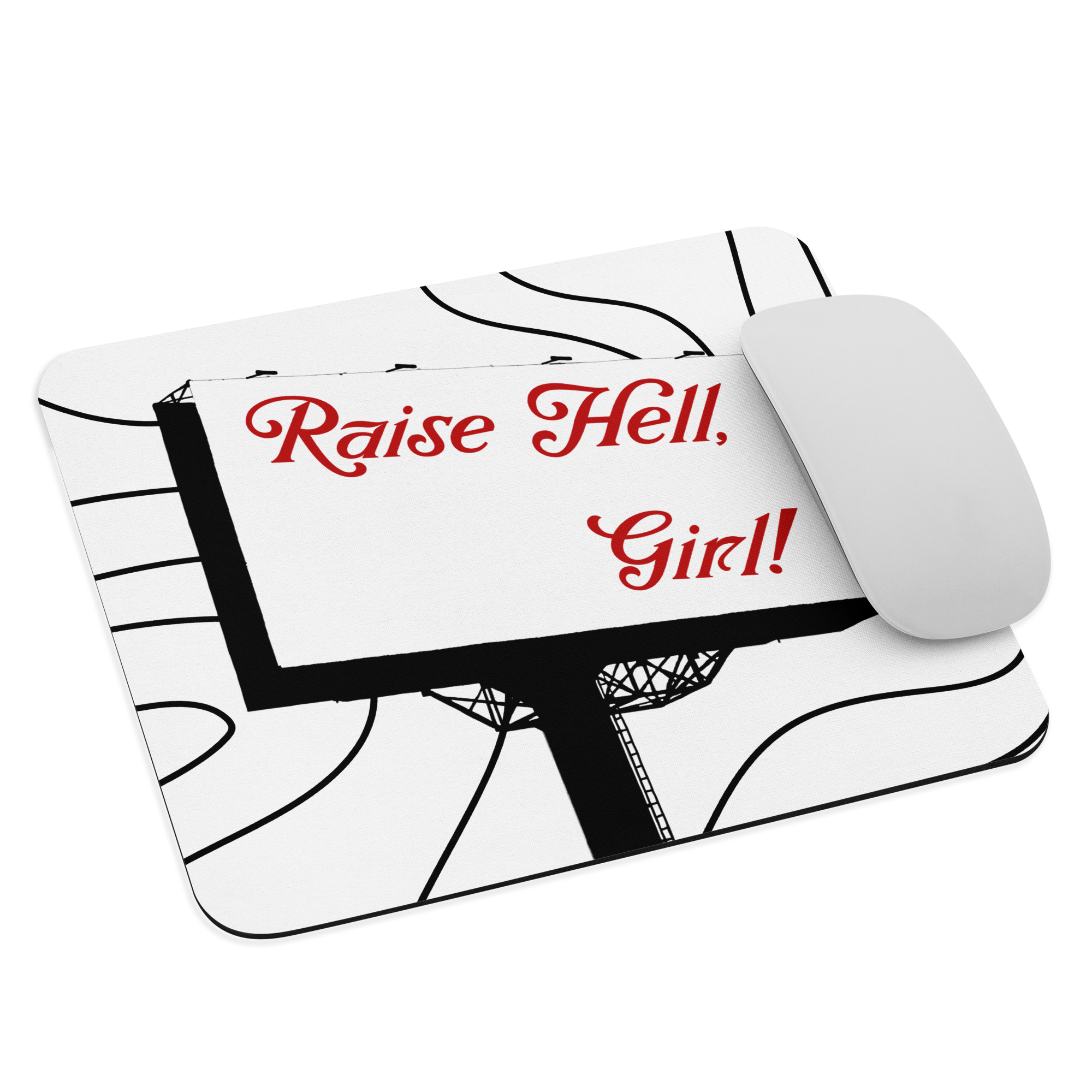 Raise Hell Mouse pad
