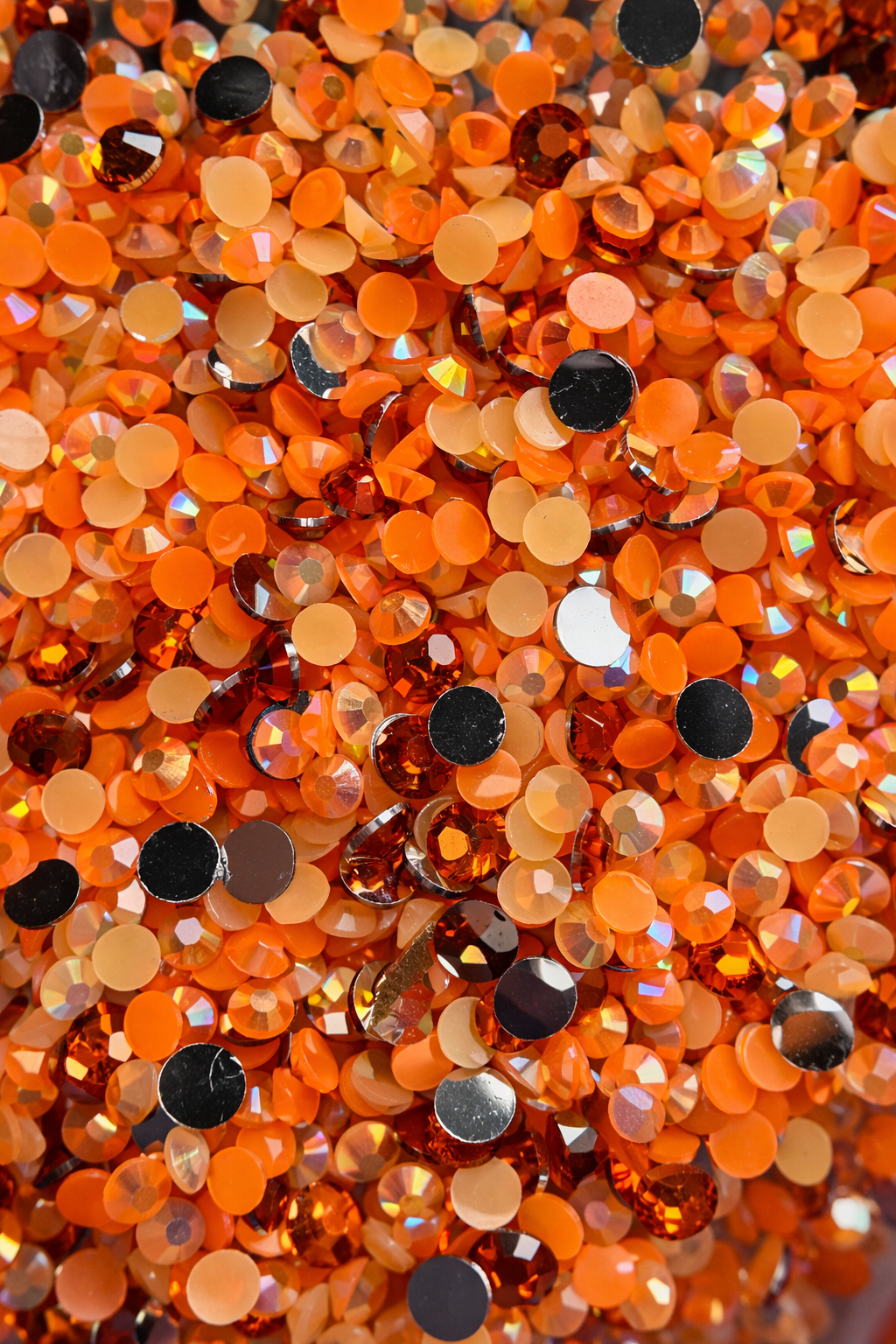 Orange Crush Flat Back Rhinestones