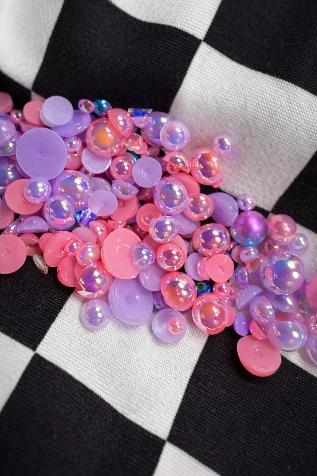 Cotton Candy Flat Back Pearls