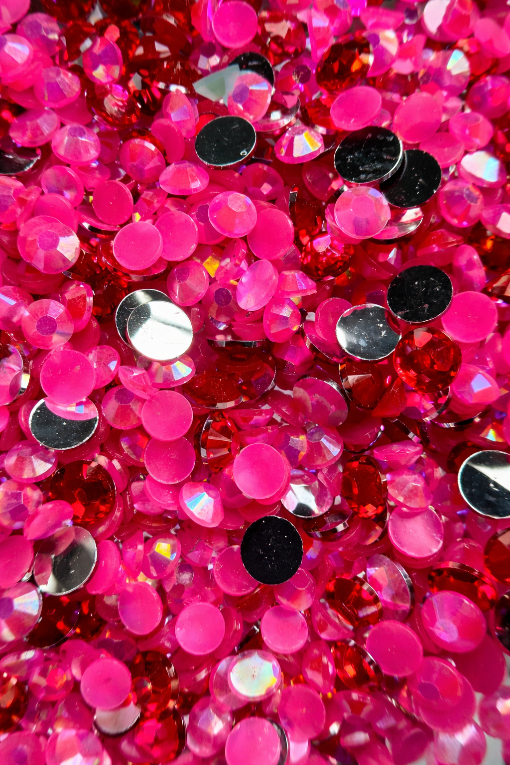 Neon Dolly Flat Back Rhinestones