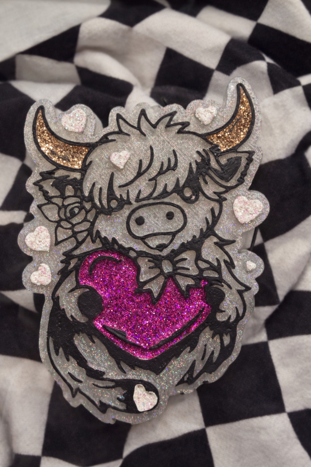 Valentines Highland Cow Freshie