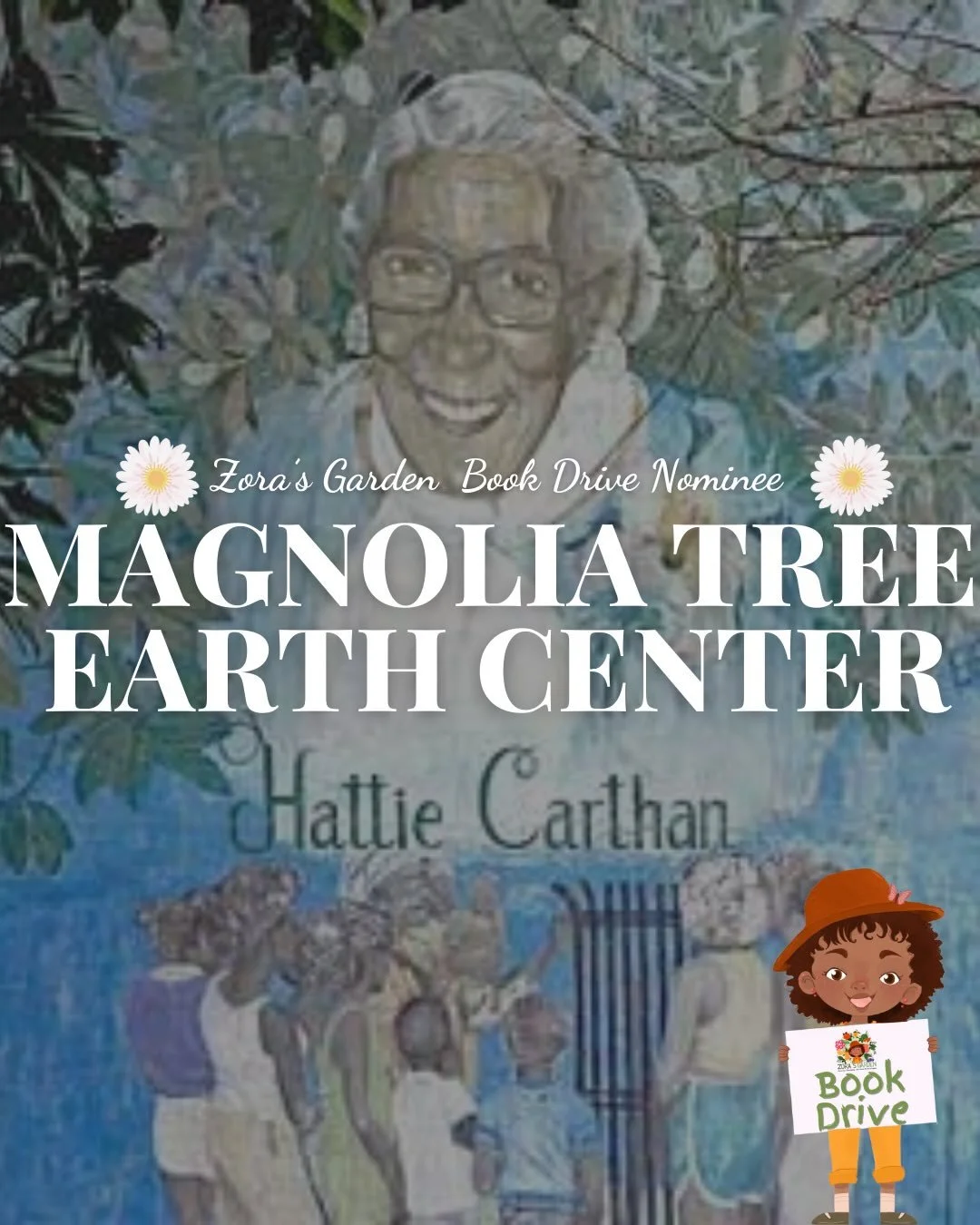 🌱 Community (AND ZORA) has a way of bringing the right stories to our doorstep.

We are deeply grateful to Dr. Sharon D. Johnson for officially nominating the @magnoliatreeearthcenter as part of the Zora&rsquo;s Garden Book Drive. We were especially