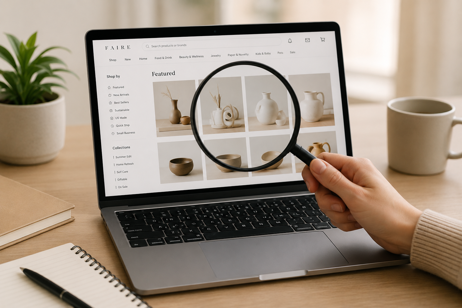 Reviewing Faire Wholesale shop