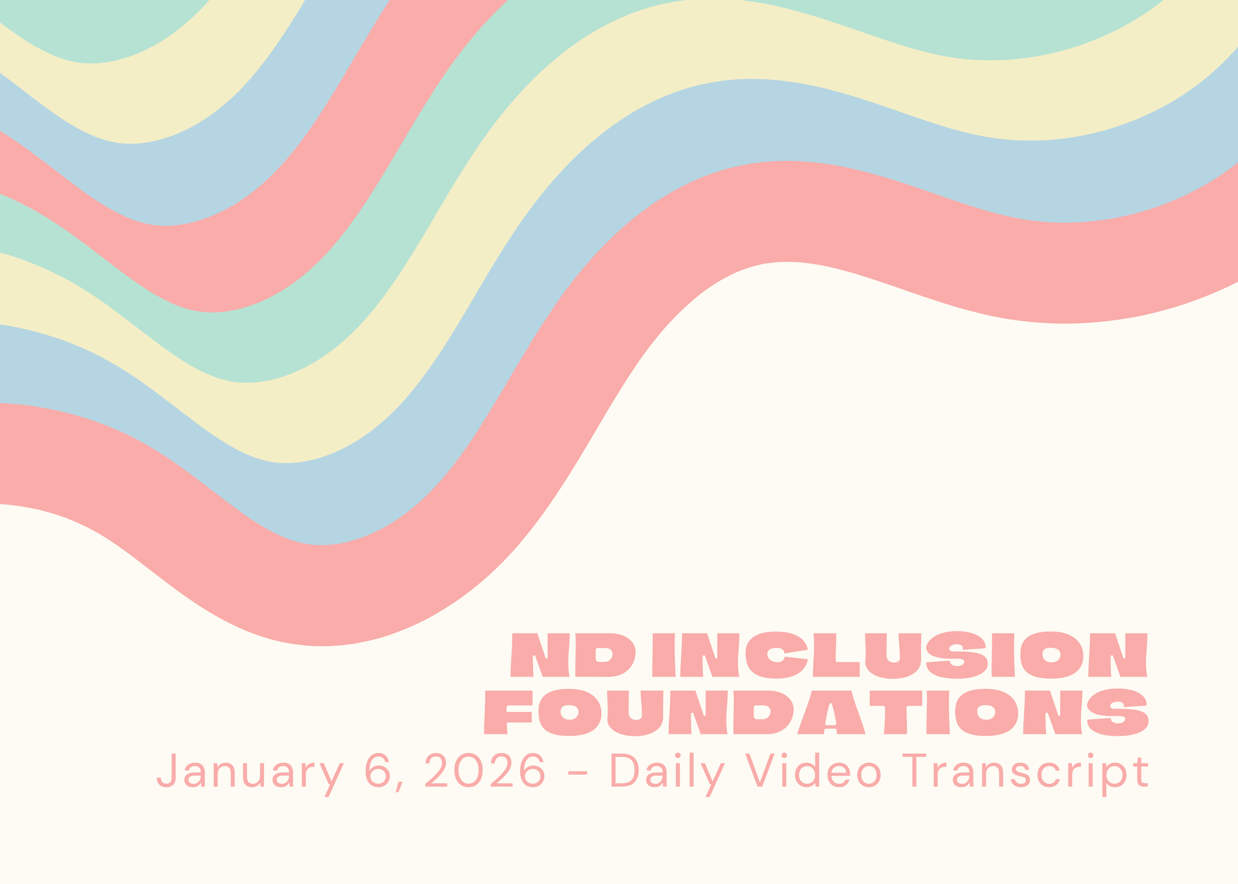 ND Inclusion Foundations