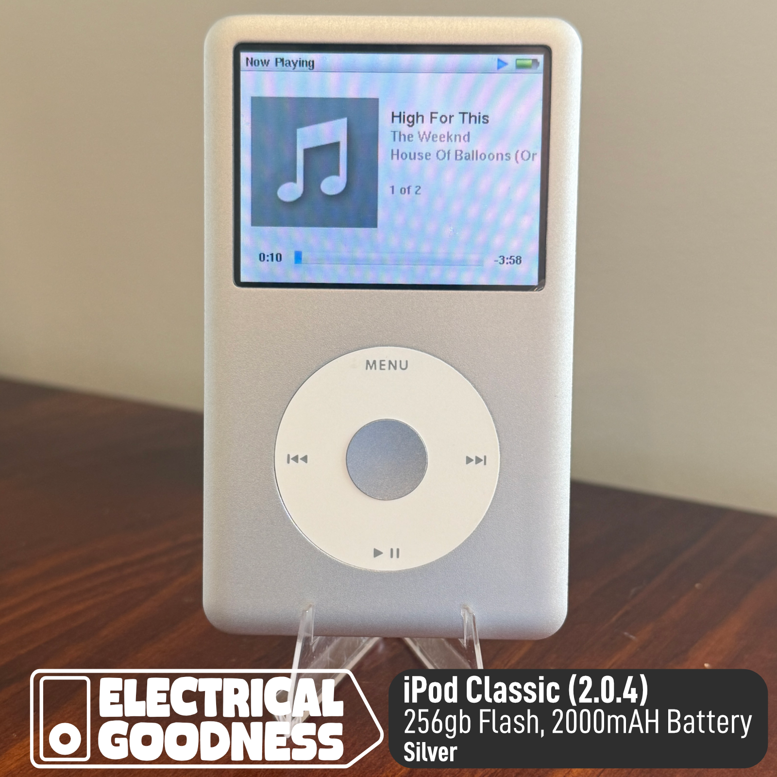 Refurbished iPod Classic 7th Gen - Silver - 256GB