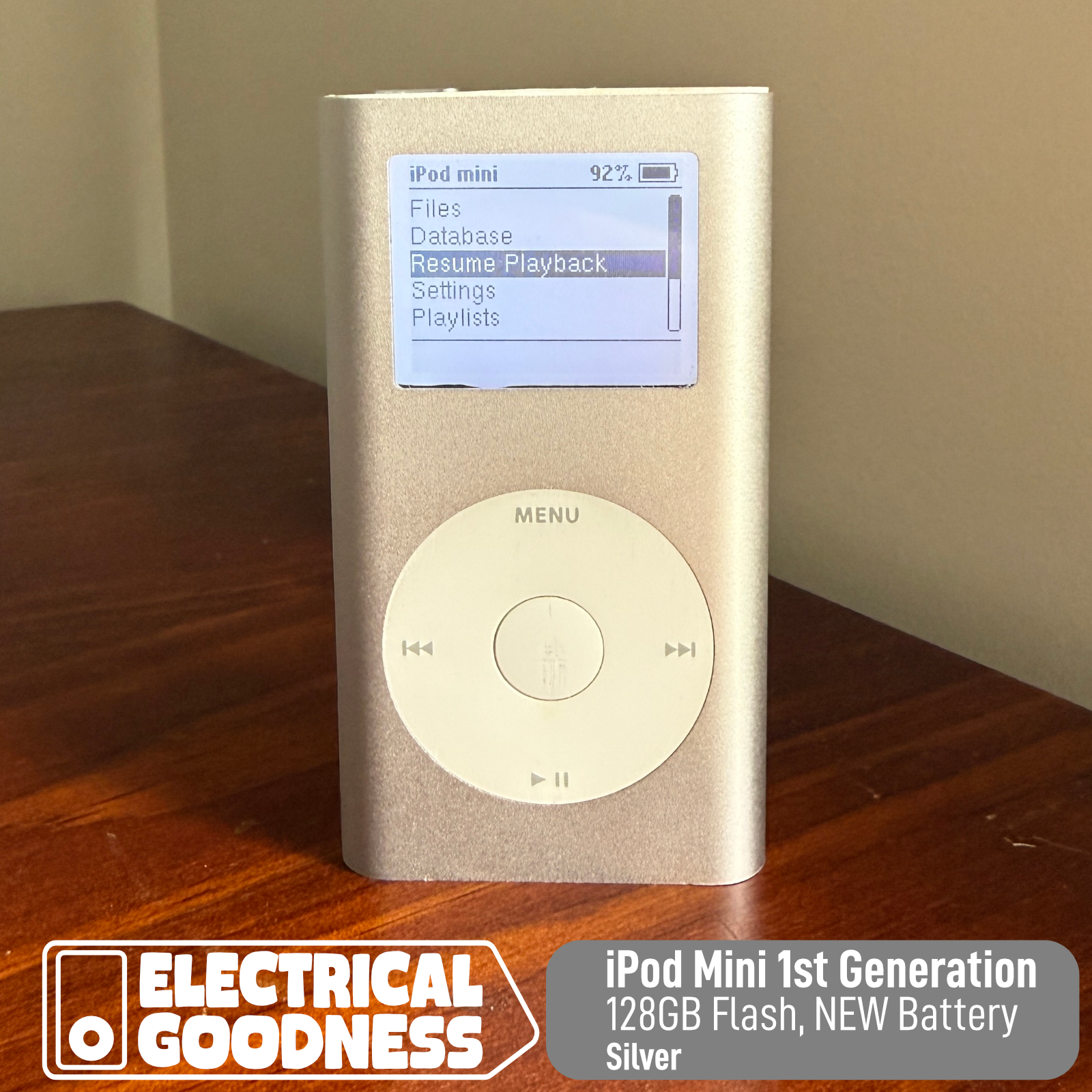Refurbished iPod Mini 1st Gen - 128GB - Silver