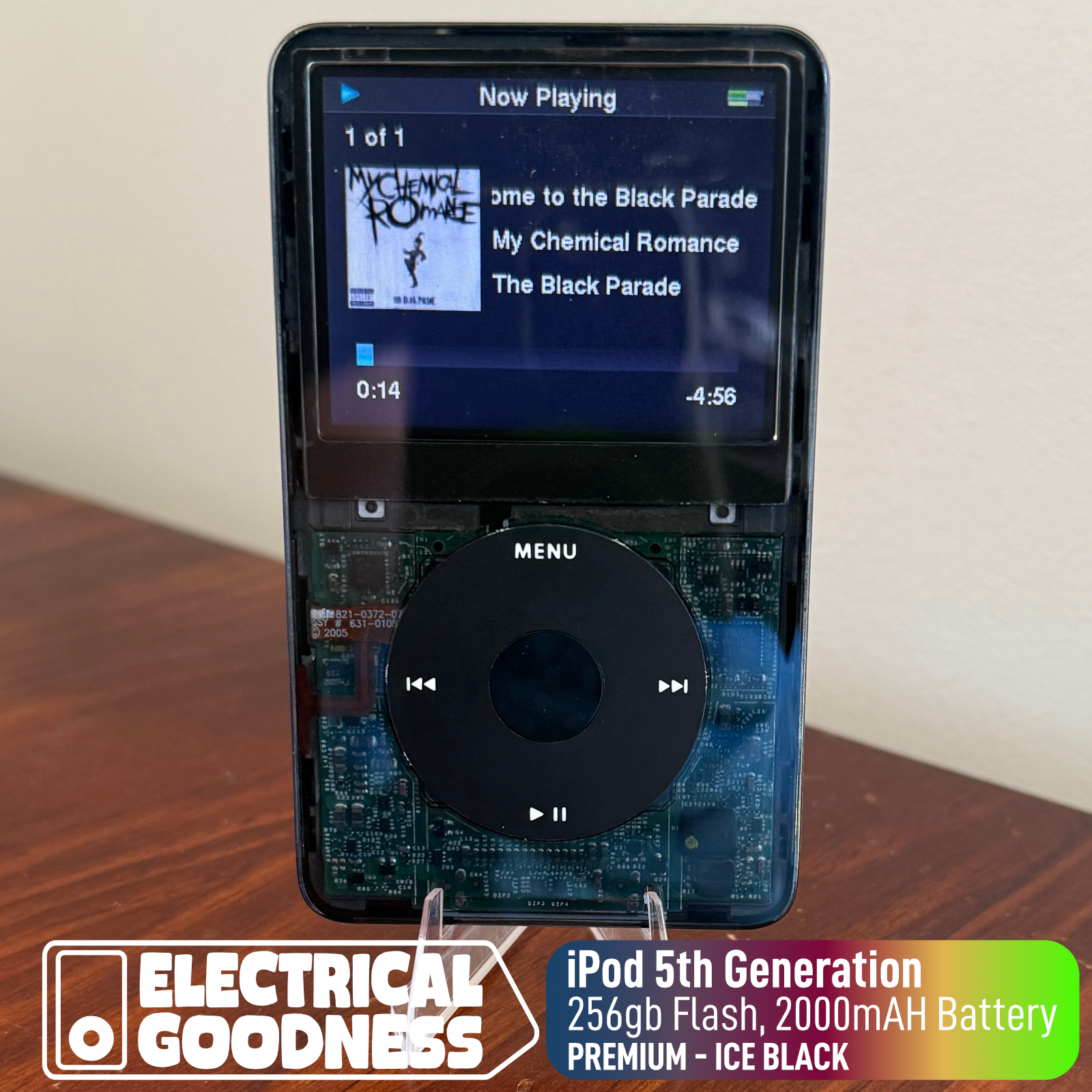 Refurbished iPod Video 5th Gen Ice Black - 256GB