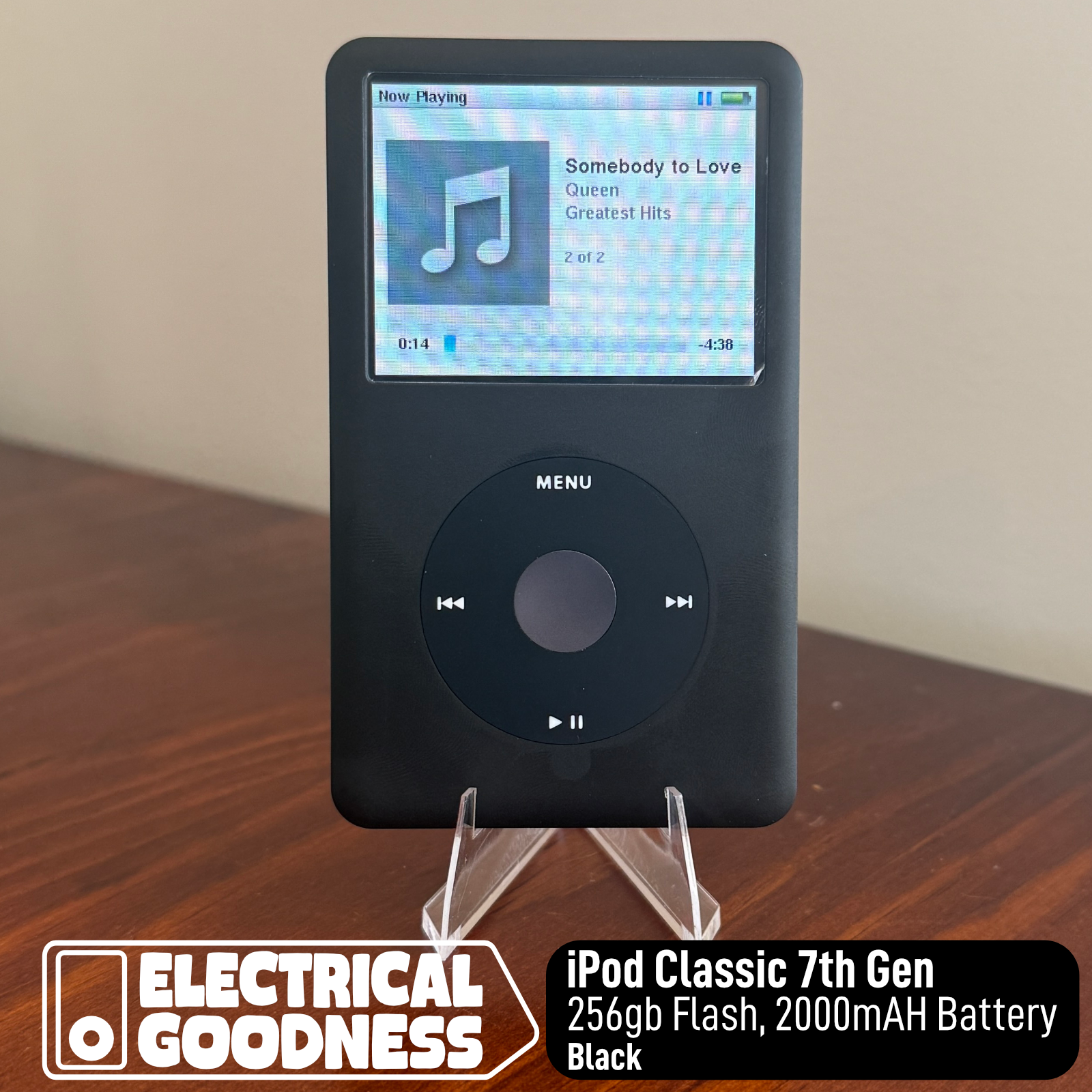 Refurbished iPod Classic 7th Gen - Black - 256GB