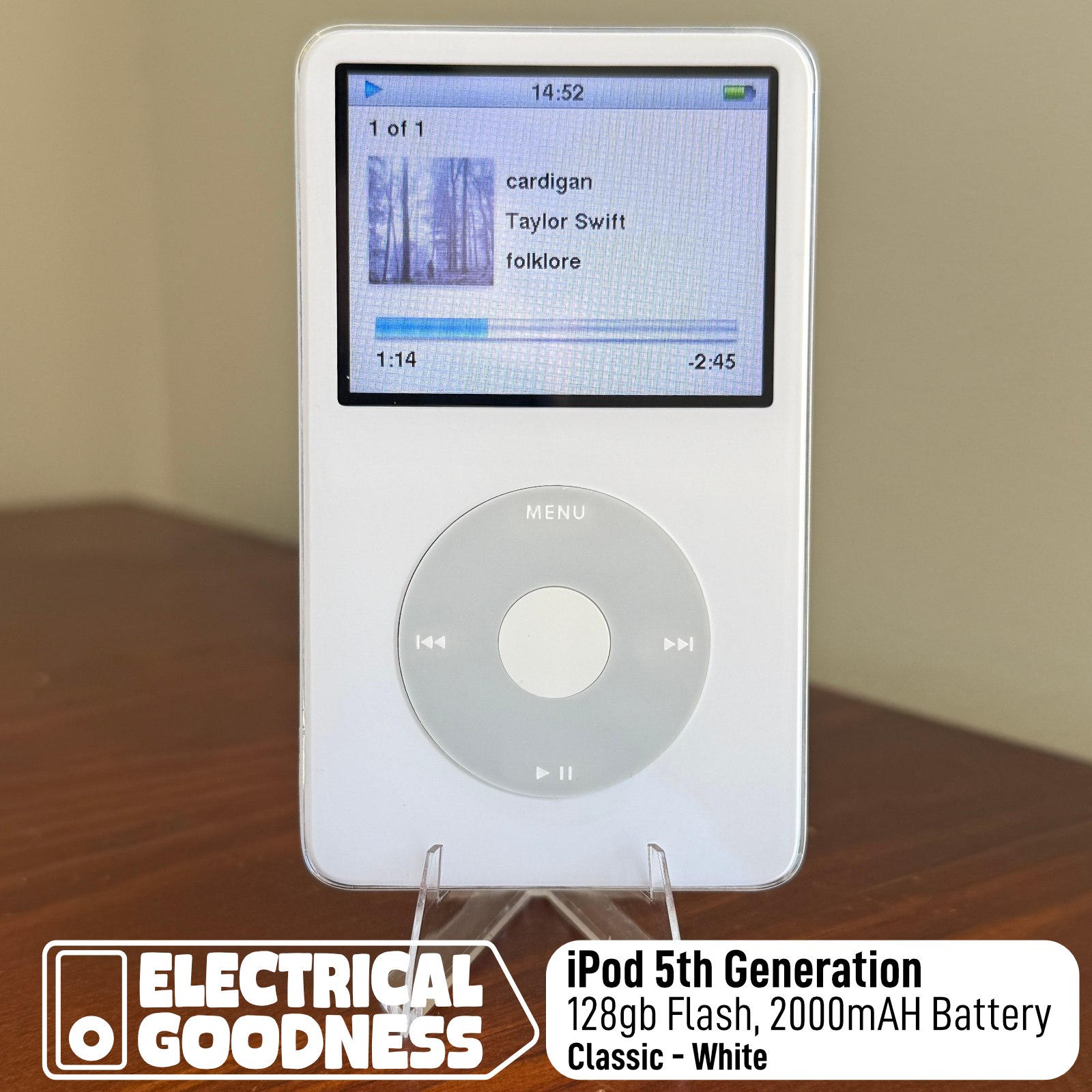 Refurbished iPod Video 5th Gen White - 128GB