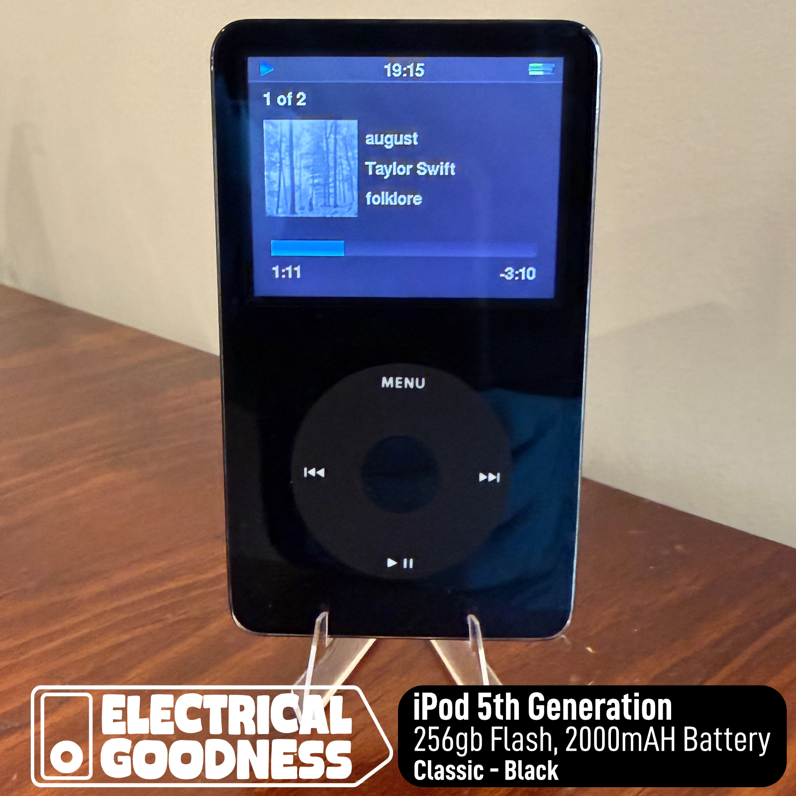 Refurbished iPod Video 5th Gen Black - 256GB