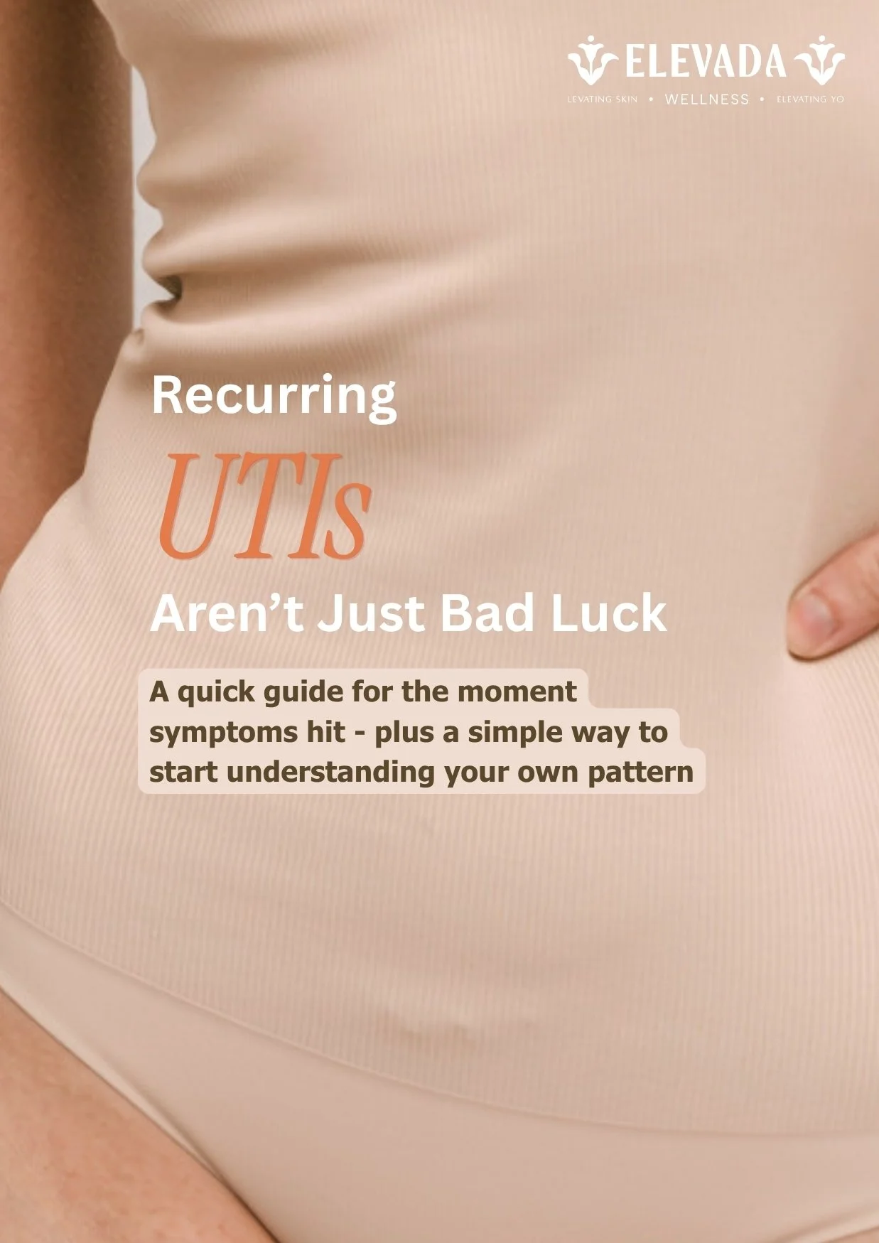 Recurrent UTI Toolkit cover by Elevada Wellness