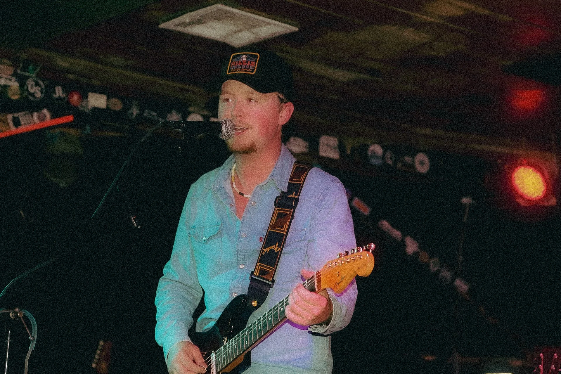 Ian Kocourek performing at Cheatham Street Warehouse in San Marcos, Texas.
