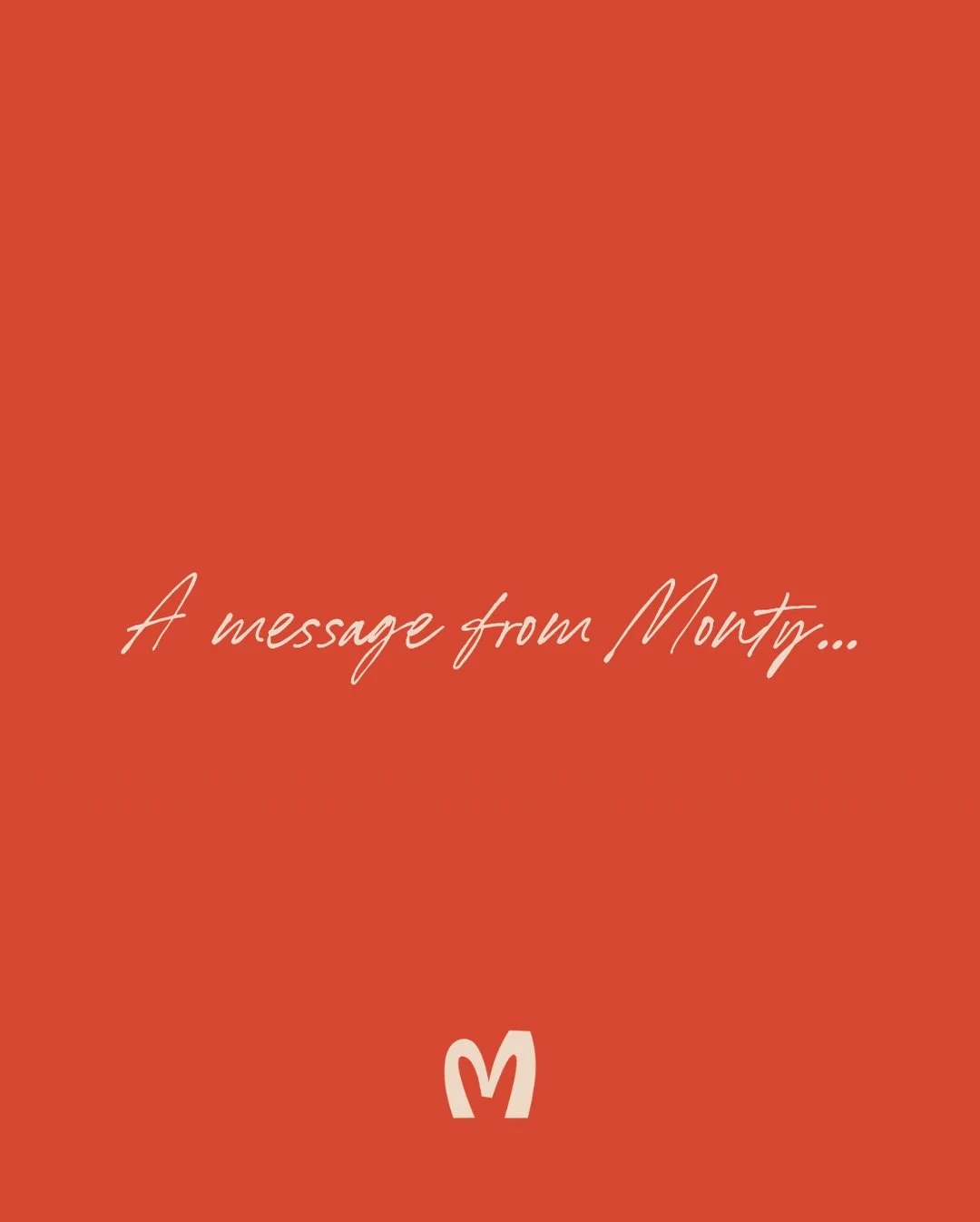 If you haven&rsquo;t been yet - you simply must stop by and let me introduce myself!

Bookings at montysorange.au