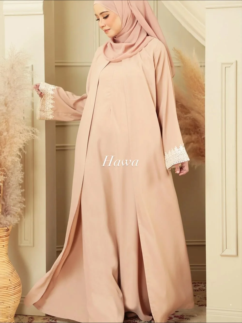 Introducing the ANGELICAA ABAYA &ndash; where elegance meets effortless comfort.

Crafted from Premium Nidha fabric, this timeless piece flows beautifully with every step while keeping you cool all day with its breathable, cooling material. 

Featuri