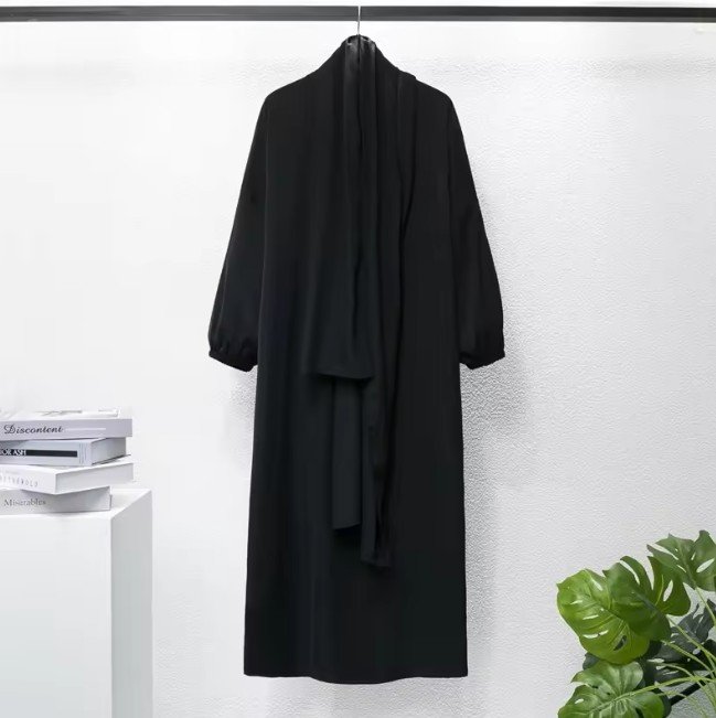 chiffon basic abaya - black.jpg